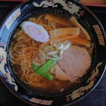 道の駅 錦秋湖 - 醤油ラーメン￥５００