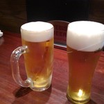 真ゆき - ノンアル（アサヒドライゼロ）も泡立ちがすばらしくうまい．