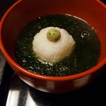 たか田八祥 - 2018.4.生海苔のお茶漬け風