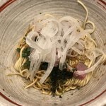 中華そば 先﨑 - イカ肝の和えそば