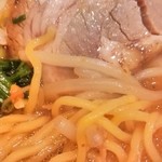 来来軒 - 八丁焦がし味噌チャーシュー麺の拡大画像、来来軒さんの味噌ラーメンは味が濃くて、うーまーいーぞー!