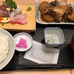 牧原鮮魚店 - あら煮定食@980