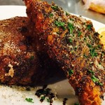 特製！モツのジャンボメンチカツ＆新鮮トリッパのカツの盛り合わせ