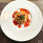 K.Cダイニング - Xmas•┈＊ スペイン産マグレ. ド. カナールのロティソース. オランジェ