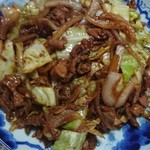 国八食堂 - 自宅で玉ねぎ、キャベツを足して。