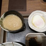 麦とろ物語 with ヘルシー麺 - とろろと温泉卵