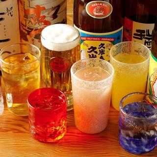 當日可用◎飲料暢飲2小時1,800日圓！