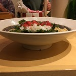 饗 くろ喜 - 平べったい大きな丼