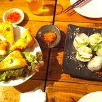 タイ屋台料理＆ヌードル オシャ - エビパンと生春巻