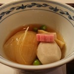 旅館花屋 - 煮物   新玉葱スープ煮