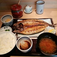 不二楼 - 一夜干し金華鯖開き定食