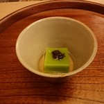 御料理 はやし - えんどう豆の豆腐 201804