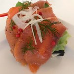 マッシモ・マリアーニ - スモークサーモンのサンドイッチ