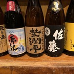 酒亭赤坂かねさく - 本格焼酎各種