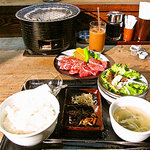 焼肉・韓国料理　牛兵衛 - 和牛上焼肉ランチ（上カルビ、上ロース）