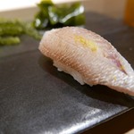 不動前 すし 岩澤 - 【春子鯛】◎2018/4