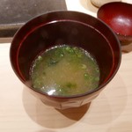 不動前 すし 岩澤 - 【味噌汁】♫2018/4