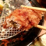 とんかつ檍 - カキフライ　リフト！