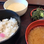 Morikake An - 麦とろ定食（寂しい！）