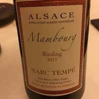 レストラン ラ フィネス - 2013 Marc Tempe Riesling Mambourg