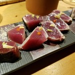 食堂 あいそ - 初カツオの塩タタキ