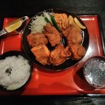 ふじやからあげ - 唐揚げ定食（和風・大）