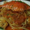 オステリア・ド・イタリア　オリーブ - 料理写真:OLIVE人気の渡り蟹のトマトスパゲティ　　ボリューム満点
