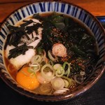 Marusoba - 山かけそばにワカメ