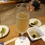 柳家 - 泡でスタート