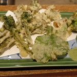 柳家 - 山菜の天ぷら