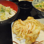 明太釜玉＆ざる＆天ぷら