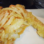 小エビかき揚（１３０円）＆ちくわ天（１００円）