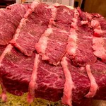 焼肉中華 北京 - 上北京特選ロース(ハラミ) (塩)×3 その一