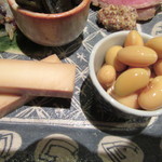 一東菴 - 「チーズかえし漬・味噌豆」
