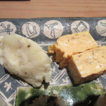 一東菴 - 「ポテサラ・玉子焼き」