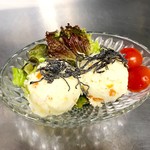 Izakaya kappa tengoku - 自家製ポテトサラダ塩昆布のせ