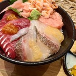 海鮮食堂 魚盛 - ミニ三食丼