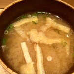 海鮮食堂 魚盛 - お味噌汁