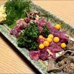 丸新 - すっぽん肝刺し