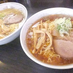 ラーメン ふくや - ２人のラーメン【２０１８年４月】