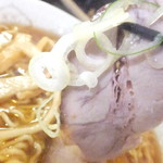 ラーメン ふくや - 醤油ラーメン５００円のチャーシューのアップ【２０１８年４月】