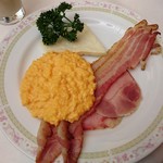 テラスレストラン・ローズ - 【朝食】ハム＆ソーセージ