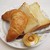 テラスレストラン ローズ - 【朝食】ホワイトトースト＆クロワッサン