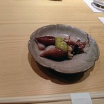 鮨 さかい - 富山湾の蛍烏賊、木の芽味噌