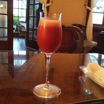 ヴィラ・デル・ソル - チェックインのウェルカムドリンク。イチゴのスパークリング(ノンアルコール)でした。