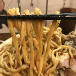 麺屋 歩夢 - 【2018.4.24】中加水の中細ストレート麺。