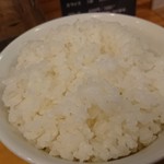 正月屋分店 支那そば やまき - 白飯。