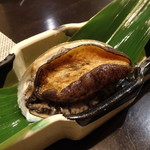 禅紫 - あわび石焼き(お披露目)