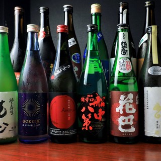 【常時30種以上】豊富な日本酒！プレミア酒や隠し酒も