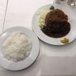 レストラン桂 - 特製メンチカツレツ ￥1,050-